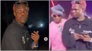 "See where e touch me": Drama as man refuses to take off jacket after Wizkid bumped him, clip trend