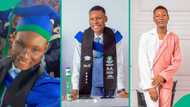 "Because I didn't make first class": Graduate emotional as family snubs his convocation ceremony