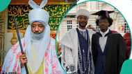 Emir of Kano Muhammadu Sanusi celebrates special family milestone with indigenous style abroad