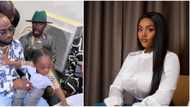 Davido, Chioma and their son Ifeanyi attend family event together, stir sweet reactions from fans online