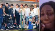 Nigerian lady cries uncontrollably as South Korean band BTS dumps music to join the army, citizens drag her