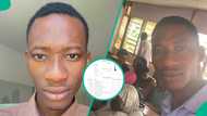Maths teacher posts 100 level result of young girl he mentored, photo trends