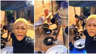 'See my boyfriend': Proud lady posts lover who sells akara, slams girls dating yahoo boys, video causes stir