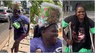 "Super woman": Pretty disabled lady who sells cashew nuts in the streets gets make-over, video emerges