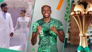 "Carry una anger face Super Eagles": Veekee James uses AFCON to taunt Nigerians after her wedding