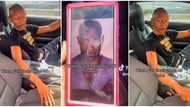 "He forgot his eyebrows": Lady finally meets fine man she met online, his actual look shocks her