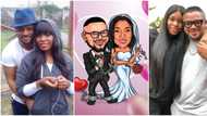 Nollywood actor Walter Anga "renews vows" with wife Esther as they mark 13th wedding anniversary