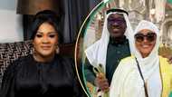 Mercy Aigbe's husband's first wife reacts to birthday wishes after Kazim's post, fans react