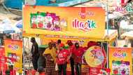 Ronke Ojo Stormed Lagos Market for Goodlife Magik Fruit Drink