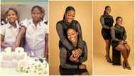 Pretty Nigerian twins mark their birthday with fine photoshoot, share throwback childhood picture