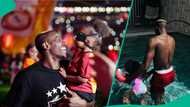 Victor Osimhen teaches daughter how to swim in cute father-child moment