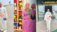 "I have entered aeroplane for the first time": Agbo seller overjoyed as she travels by air at 25
