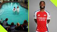 Raheem Sterling 'repents' and gives his life to Jesus Christ after joining Arsenal (Video)