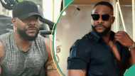 Actor Bolanle Ninalowo undergoes boxing training, video leaves fans drooling: “See body o”
