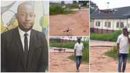 Nigerian student builds surveillance drone as final year project, flies it inside the school in video