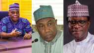 Shirin 2023: Ali Ndume, Suswam da jiga-jigai 5 da ke aiki don ganin wasu 'yan takara sun gaji Buhari