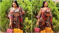 "The queen with a touch of class": Fans hail May Yul-Edochie in Sunday outfits trends, give her new name