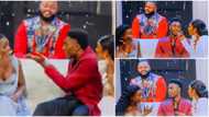 Just apologise: Yerins cries out in frustration as he gets caught in the middle of Arin and Nini's argument