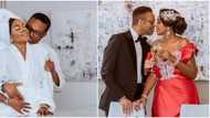 “Love is sweet o”: Omoni Oboli’s husband pens romantic note to her on their 23rd Valentine’s Day together