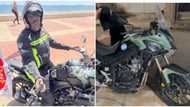 I may sell my bike when I get to Lagos and donate to charity: London to Lagos biker makes fresh announcement