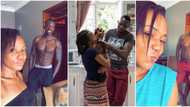 Where did the 6 packs go? Reactions as lady shares photos of how it started vs how it is going with her man