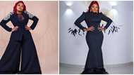 From boss lady to red carpet ready: Funke Akindele rocks red hair in 2 stylish looks