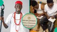 GehGeh brags in video as 25,000 youths join his 'school of wisdom' Oga Sabinus present