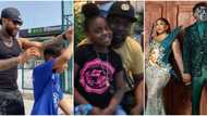 "We live in love out here": Toyin Lawani celebrates husband, 2 baby daddies with photos on Father's Day