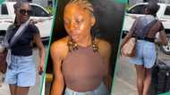 Nigerian lady who traveled by air for her NYSC breaks silence for the first time