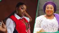 Video as Funke Akindele shares heartfelt wish after seeing Mama Awero, fans hail: "Vibes upon vibes"