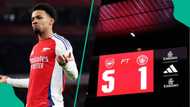 Super Eagles prospect scores superb goal as Arsenal destroy Manchester City, video