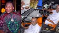 "After God, it's money:" Cubana Chiefpriest's dad blesses son’s new Rolls Royce, sits in it, video trends