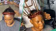 Lady makes creative cage hairstyle, gets mixed reactions: "Hair inspiration for Queen Charlotte"