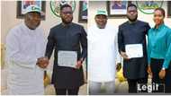 Nigerian youth who won UN award returns home, presents it to Governor Ifeanyi Ugwuanyi of Enugu