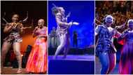 She dey find Grammy: Reactions as Yemi Alade’s performs with Angelique Kidjo in Amsterdam, rocks alien outfit