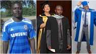 From village boy to doctorate: Man inspires social media with grass to grace photos as he bags PhD