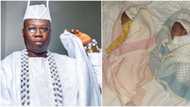 Gani Adams and wife welcome a set of twins, a boy and a girl