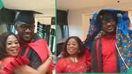 Woman travels abroad with her CWO wrapper, uses it cover her son graduating from foreign university