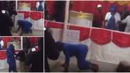 This one's going to hell: Reactions as pastor's wife in heels twerks before the church in video during praises