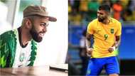 Neymar's sister's boyfriend and top Brazil footballer expresses love for Nigeria (see proof)