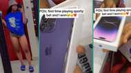 Nigerian lady buys iPhone 14 Pro Max as she wins sports bet after playing for the first time