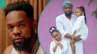 Patoranking shares sweet clip of him with his daughters: “I am always apologising for doing nothing”