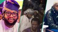 Mohbad: Abu Abel's presence at candlelight procession causes a buzz as people hail him in video