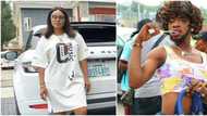 Actress Iyabo Ojo turns 'area girl', breaks bottles and attacks Broda Shaggi in hilarious skit