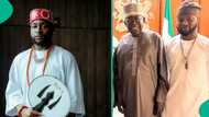Davido's Ghanaian creative director gets emotional over meeting with Tinubu, shares video