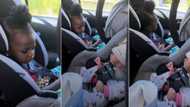 "Take her back": Little girl's reaction after seeing baby sister for the first time causes buzz online