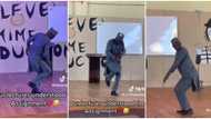 "Too much vibe": Nigerian lecturer causes stir in class as he dances to Odoyewu in video with accurate steps
