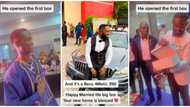 Sweet video shows emotional moment young man surprised his elder brother with a Benz on his wedding day