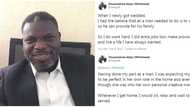 Nigerian man reveals his wife almost died from doing house chores