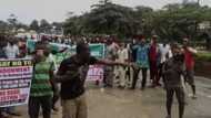 BREAKING: Youths block Calabar-Itu highway, make demand to Buhari's govt